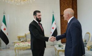 دیدار الشرع و باراک در سوریه