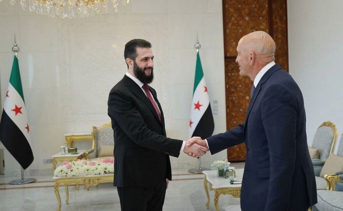 دیدار الشرع و باراک در سوریه